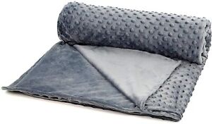  Duvet Cover for Weighted Blanket 48" x 72" Size Removable and Easy to Wash GREY