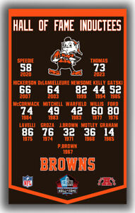 Cleveland Brown Football Hall Of Fame Inductees Flag 90x150cm 3x5ft best banner