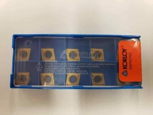 10pc) Korloy CCMT 32.51-C25 NC3030 Carbide Inserts Indexable 1-02-022989 - Picture 1 of 3