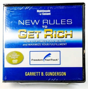 11-CD/DVD Set New Rules to Get Rich Nightingale Conant NEW Sealed - Imagen 1 de 3