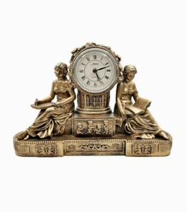 1998 VINTAGE MODERN LUXURY HOME METAL DECOR  CLOCK JULIANA COLLECTION ENGLAND - Picture 1 of 8
