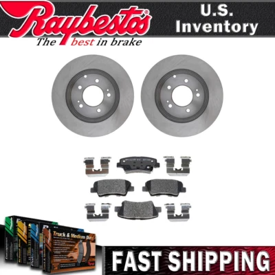 Rotores de freno traseros y pastillas de freno de cerámica con herrajes para Kia Optima 2014 Foto 1 de 4