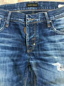 Super SlimFit Designer Jeans Antony MORATO blue stonewashed EU46 L30 W30 Knöpfe - Bild 1 von 8