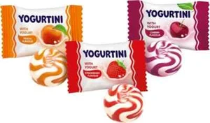 Dulces ucranianos ROSHEN piruleta caramelo caramelo "Yogurtini" con yogur 200 g 7 oz - Imagen 1 de 1