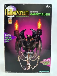 VINTAGE 1996 Trendmasters HallowScream Flickering Gargoyle Light Sconce W Bulbs - Picture 1 of 11