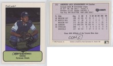 1990 ProCards AAA Future Stars Andy Dziadkowiec #353