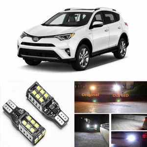 2x Xenon White 15-SMD LED Bulbs for Toyota RAV4 2004-2019 Backup Reverse Lights - Bild 1 von 7