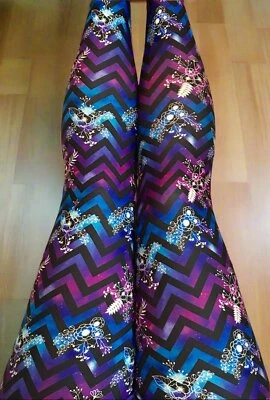 Leggings Galaxy Chevron estampado floral Foto 1 de 2