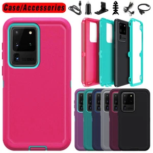 For Samsung S20/S20+/S20 Ultra/S20 FE Heavy Duty Phone Case Cover w/Accessories - Picture 1 of 54