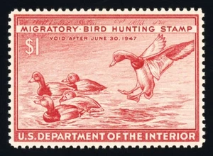 #RW13, $1.00 Redhead Ducks, XF/Superb-OG-NH, 2024 PFC (grade 95, nh), SMQ $190 - Picture 1 of 1