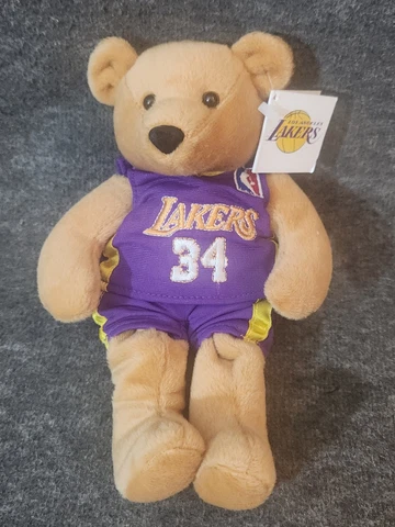 Vintage 9." SHAQUILLE O’NEAL PLUSH  BEAR NBA L.A. LAKERS Cover