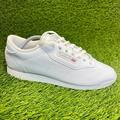 Reebok Classic Princess Womens Size 12 White Athletic Leather Shoes Sneakers - Image 1 of 4