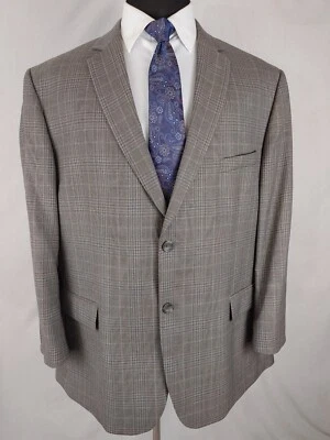 Chaqueta Blazer Abrigo Deportivo Lana Pronto Uomo Para Hombres 50R 2Botones Marrón Cuadros Foto 1 de 4