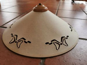 wie NEU / Lampenschirm für Decken / Deckenlampe / Beige / Kegelform ca. 39 cm Ø - Bild 1 von 6