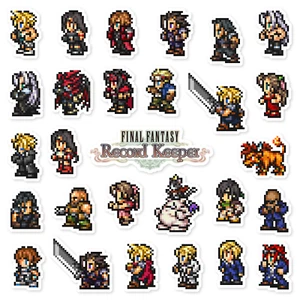 Final Fantasy VII 7 Sticker Final Fantasy Record Keeper 30 Sticker Pack - Bild 1 von 2