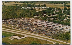 LAKELAND FL Bauernmarkt Luftbild Postkarte - Bild 1 von 1