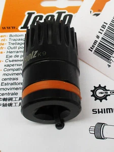 11B1 Fits IceToolz Shimano Octalink Square Taper Cartridge Bottom Bracket Tool - Picture 1 of 11