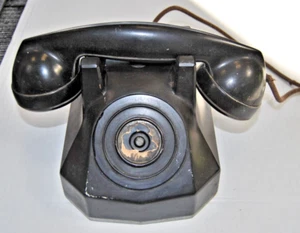 Automatic Electric Model 34 Telephone w Nor. Elec. Handset Bakelite 30s Untested - Picture 1 of 10