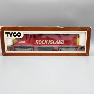 TYCO HO Scale 4301 ROCK ISLAND ALCO CENTURY #4301 LOCOMOTIVE Lights/NO RUN - Image 1 of 4