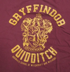 Harry Potter - T-Shirt Grifondoro Quidditch (Borgogna) Taglia: XL (100% Cotone) - Foto 1 di 3