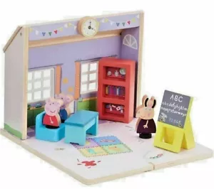 NEW IN PACK Peppa Pig Wood wooden Play Train & Figure TOY SET PRETEND PLAY GIFT - Picture 1 of 5