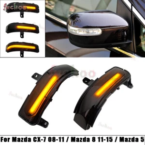 For Mazda CX-7 08-11/ 5 2010-2013 / 8 2011-2015 LED Sequential Turn Signal Light - Bild 1 von 8