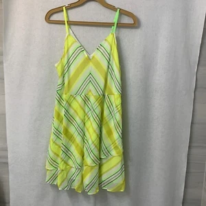 Woman's Plus Striped Sleeveless Slip Dress- Christopher John Rogers Size 20W/22W - Picture 1 of 5