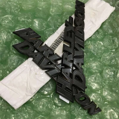 OEM Harley FXBB Street Bob Fuel Tank Emblems Touring Dyna Softail Sportster - Image 1 of 2