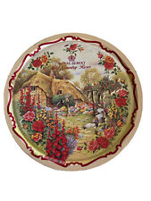 1997!ROYAL ALBERT ROUND OLD COUNTRY ROSES TIN EMBOSSED