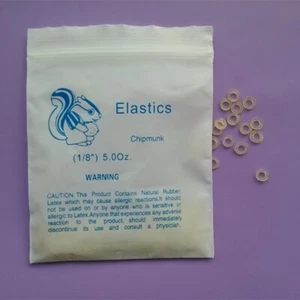 Fasce elastiche dentali 1/8"5,0 oz numero 1000+ per apparecchi ortodontici lattice clinica - Foto 1 di 6