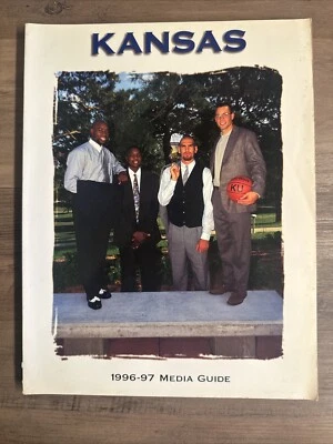 Guía de medios de baloncesto para hombre Kansas Jayhawks 1996-1997 NCAA Foto 1 de 4