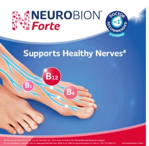 Neurobioon Forte 150 Tabs Vitamin B Complex With B12 For Healthy Nervous System - Picture 1 of 6