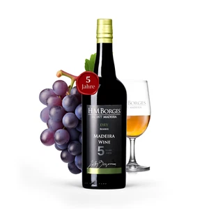 HM Borges, Madeira Wein, 5 Years, dry, 0,75l - Bild 1 von 5