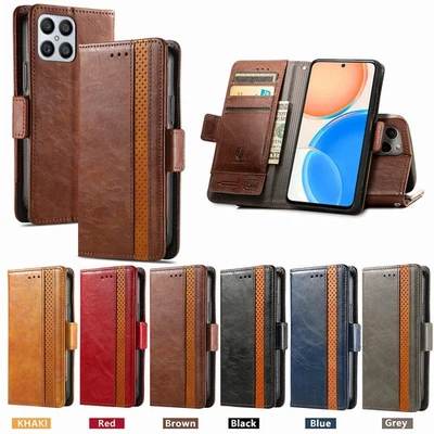 Case for Honor X6A X6B X7A X7B X8 X8A X8B X9B X6 Wallet Flip Leather Stand Cover - Image 1 of 4