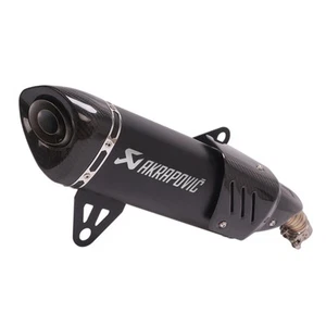For BMW C400GT C400X 2018-2024 Slip on Muffler Exhaust Pipe Real Carbon Fiber - Picture 1 of 7