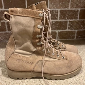 Belleville HD Men’s Size 9.5 W (WIDE) Gore-Tex Desert Tan Military Combat Boots - Picture 1 of 16