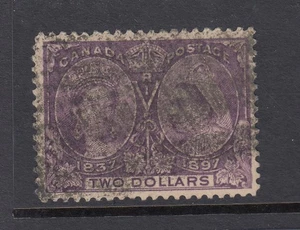 CANADA #62 $2 Jubilee - PSE CERTIFICATE - (USED) cv$600.00 - Picture 1 of 2