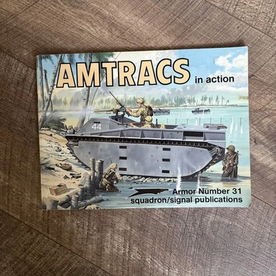 Amtracs in action Book - Armor No. 31, Jim Mesko WW2 US Army LVT-4 Buffalo - Image 1 of 4