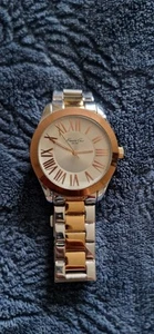 Kenneth Cole Quartz Women's/Unisex Dual Tone Roman Analog Watch. - Picture 1 of 3