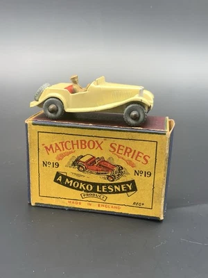 Matchbox Lesney MG Sports CAR Nr.19A Made England 50er @7760@ OVP - Bild 1 von 4