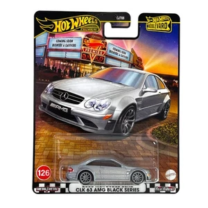 Modellino Auto Hotwheels Premium 1/64 Mercedes Benz CLK 63 AMG Black Series 2008 - Foto 1 di 1