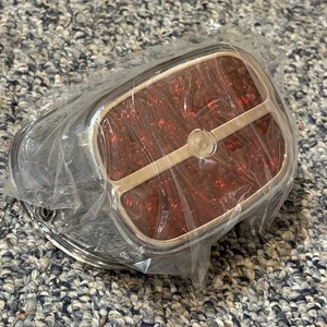 OEM Harley 2009-Later Touring Trike Brake Tail Light Chrome Red Lens 67800133 - Picture 1 of 3