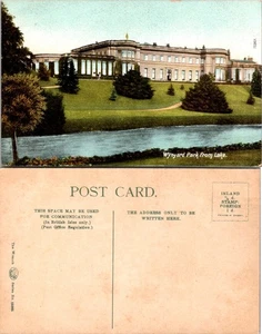 Postal de Wynyard Park desde Lake, arquitectura histórica, paisaje verde, vintage - Imagen 1 de 1