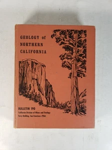 Geology of Northern California Bulletin 190 (1966 - Hardcover) Division of Mines - Imagen 1 de 12