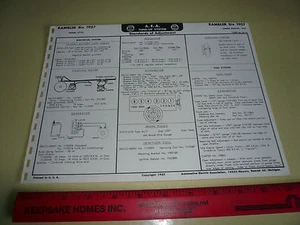 1957 Rambler Six Model 5710 A E A Tune-Up System Vintage RA-85 - Bild 1 von 1