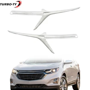 Rejilla superior delantera izquierda+derecha moldura cromada para Chevy Equinox 2022 2023 - Imagen 1 de 20