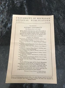 University of Michigan Official Publication May 1936 VOL. XXXVII, No 50 - Picture 1 of 10