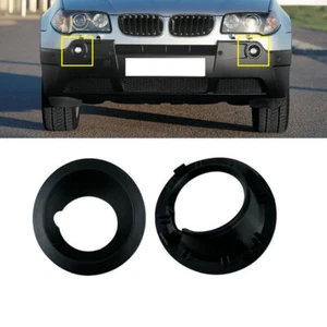 1 Pair Front Bumper Fog Light Lamp Cover Trim Bezel For BMW X3 E83 2004-2006 - Picture 1 of 6