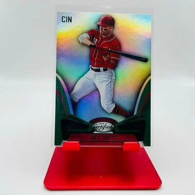 2019 Panini Chronicles Certified #15 Joey Votto Green - Image 1 of 2