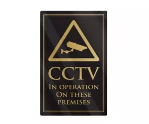 CCTV in funzione in questo locale insegna pub ristorante negozio bar area avviso - Foto 1 di 1